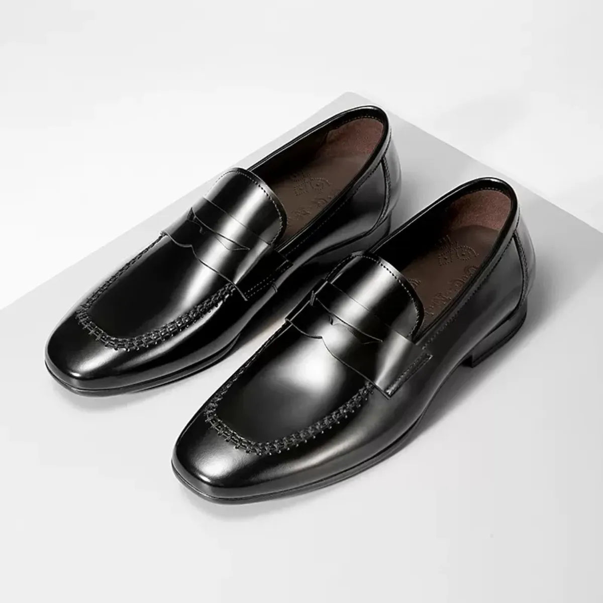 Penny Loafer Leather Shoes