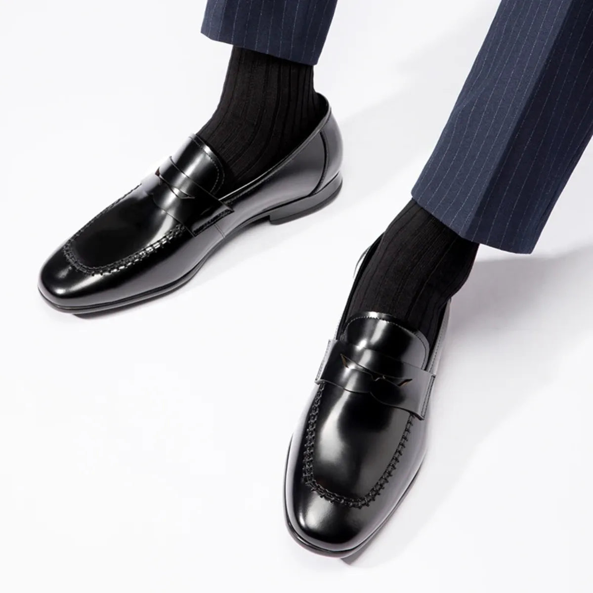 Penny Loafer Leather Shoes